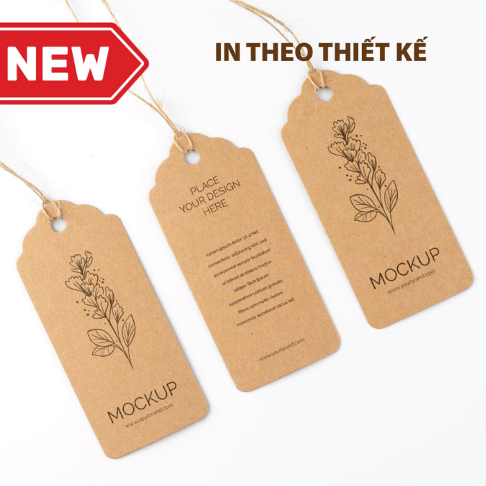 Tag treo, Thẻ treo bằng giấy Kraft